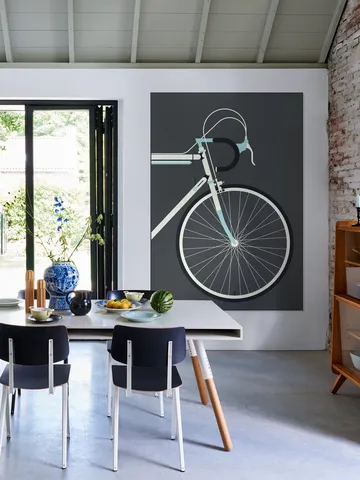 Racing Bike White Front
