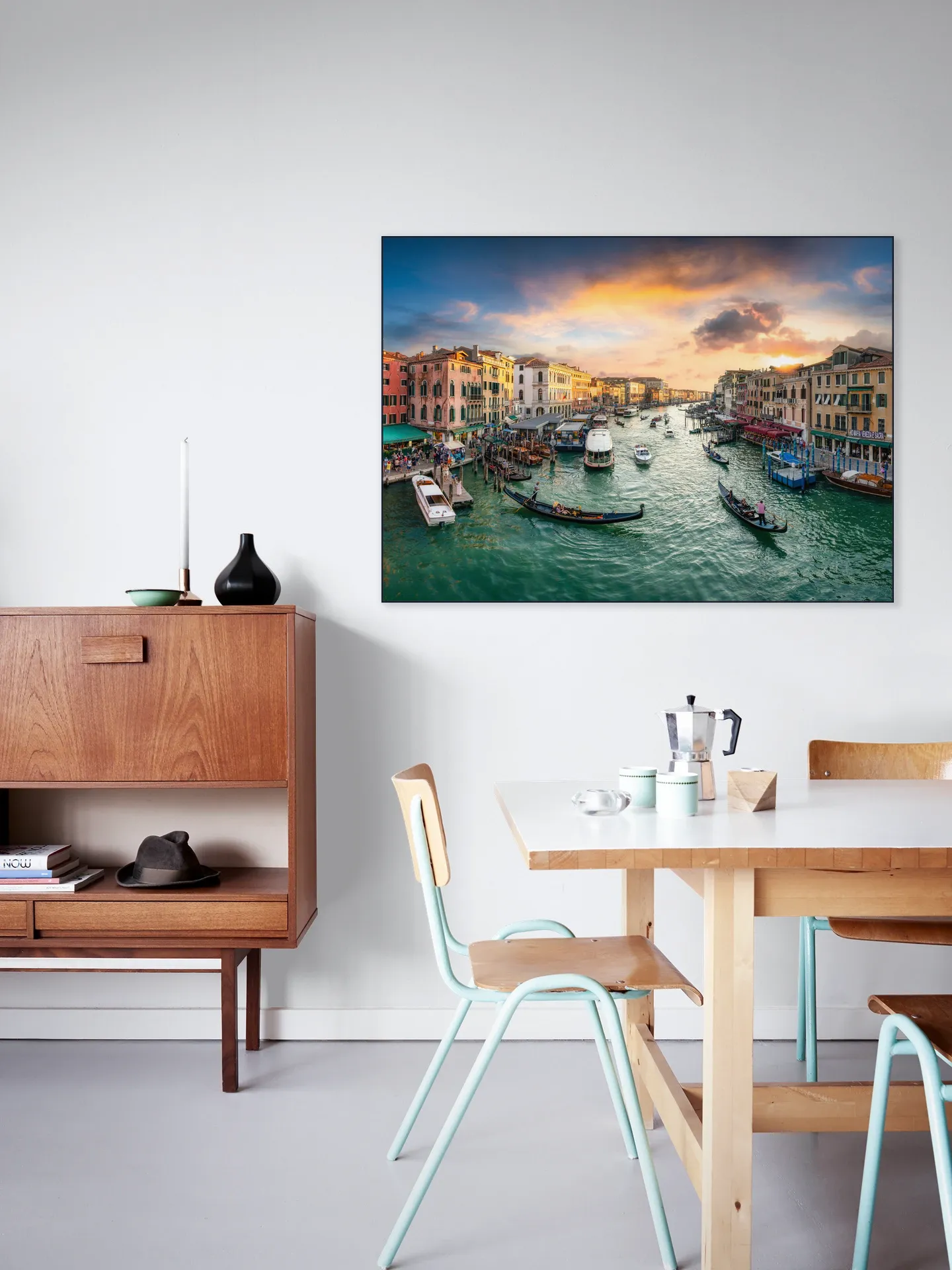 Canal Grande at sunset, Venice, Italy