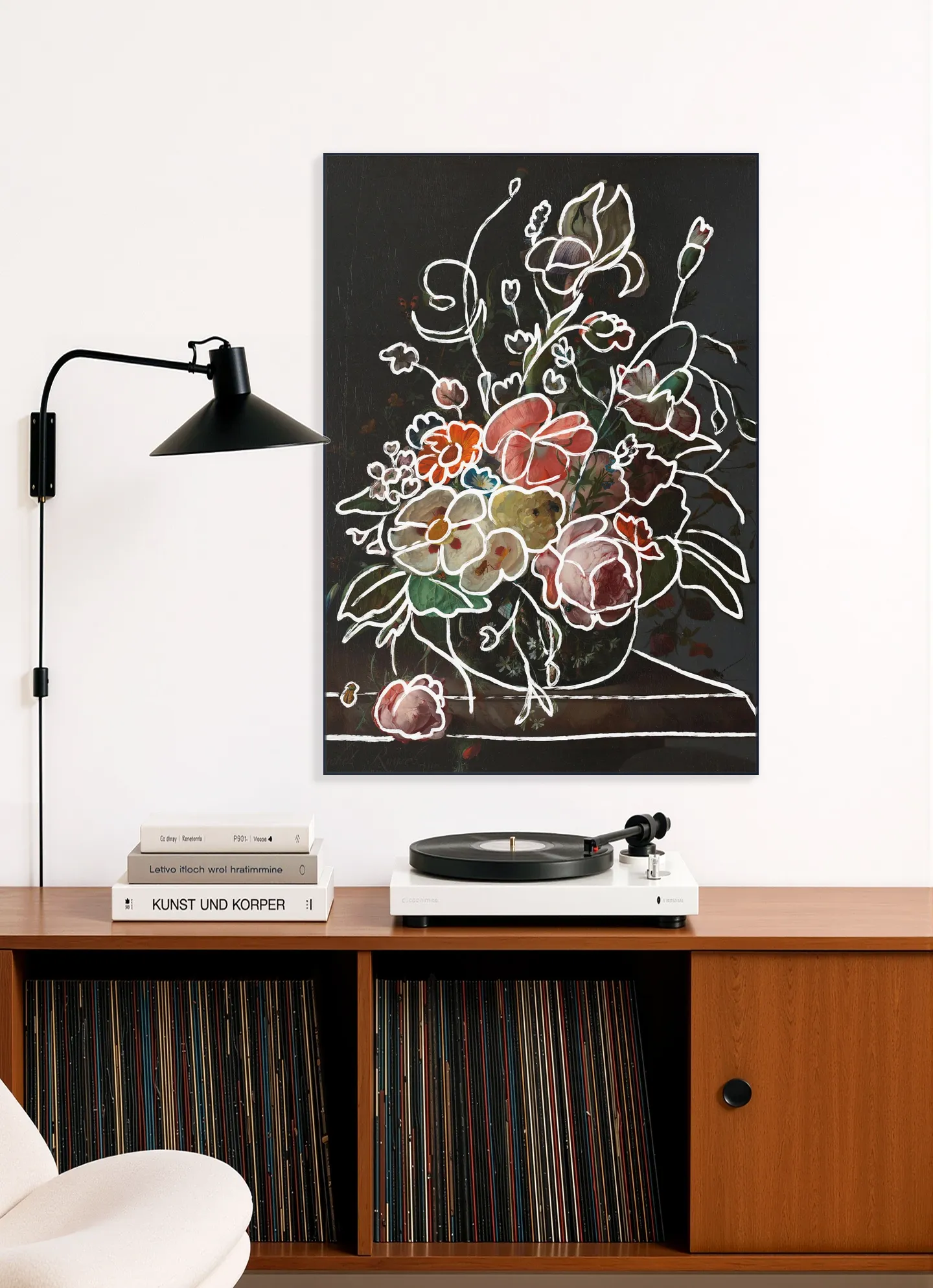 Bouquet in Strokes