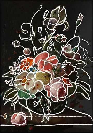 Bouquet in Strokes