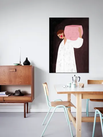 The Woman with the Pink Basket