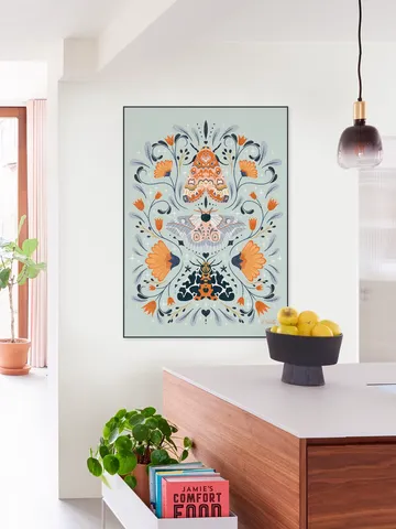 Floral Moths Mint