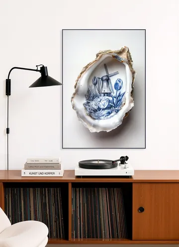Delft Blue oyster
