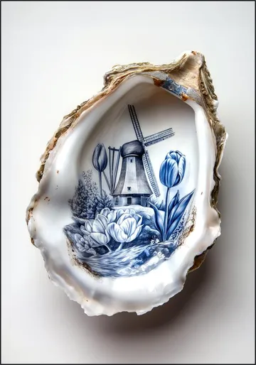 Delft Blue oyster