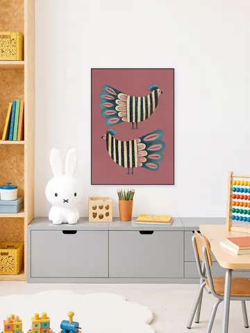 Striped Bird Pair