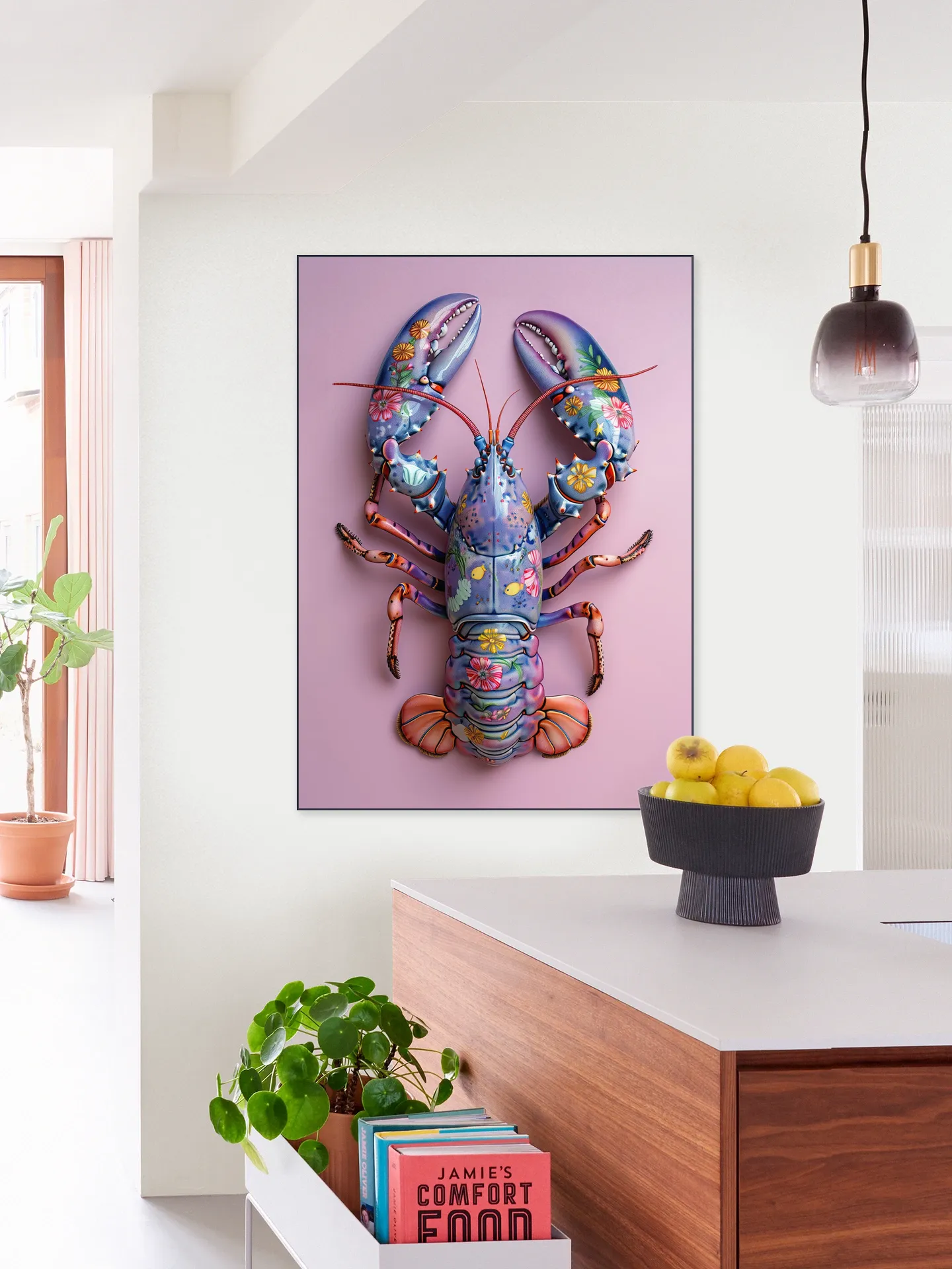 Purple Flower Lobster