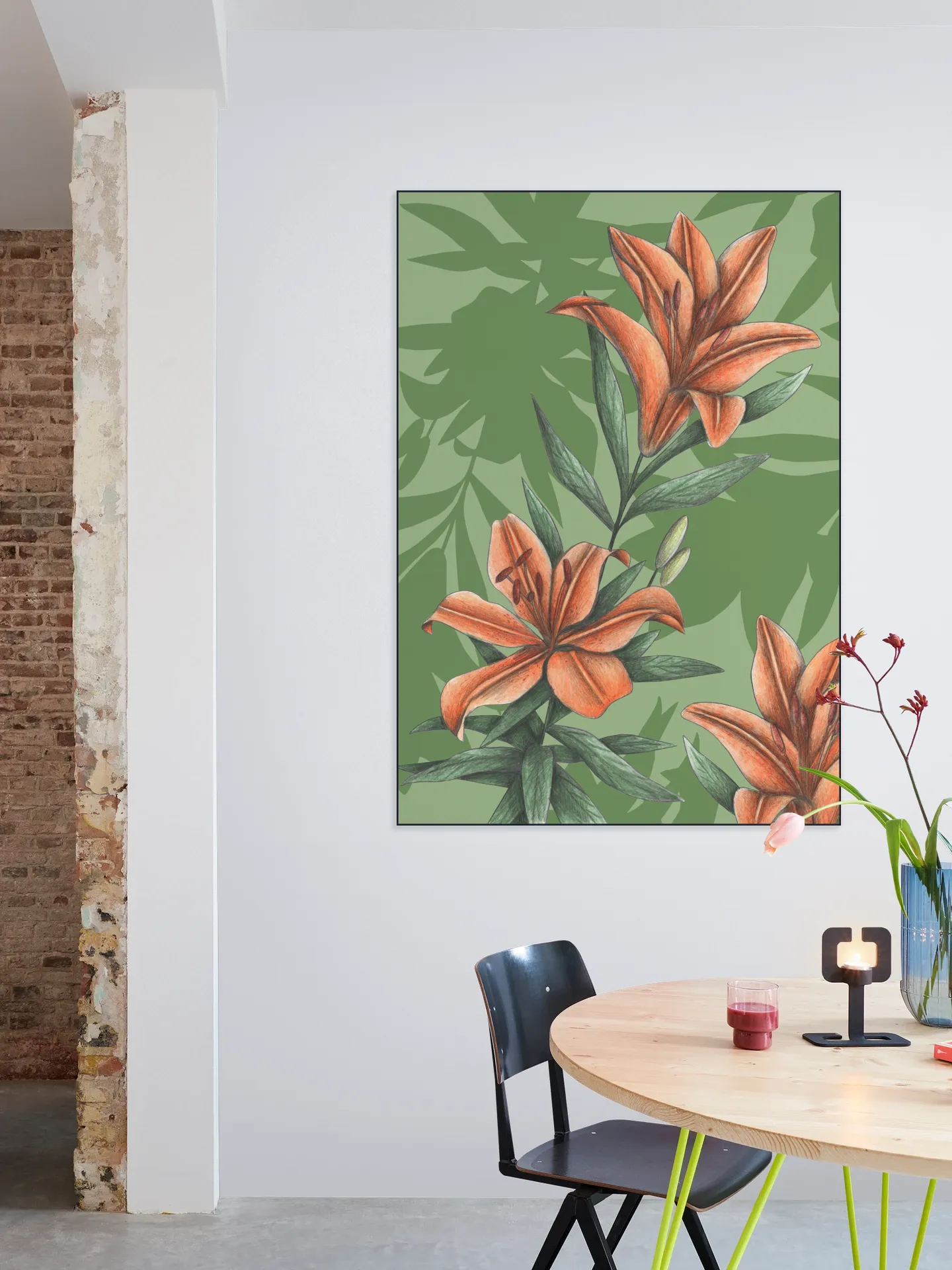 Orange Lilies