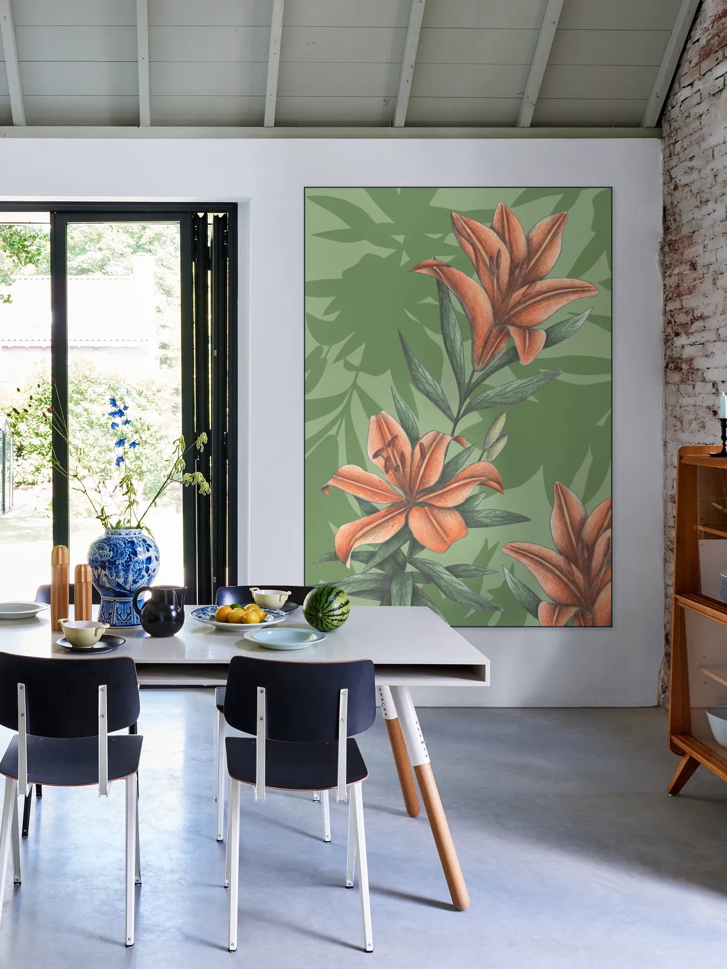 Orange Lilies