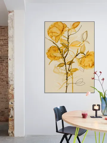 Rose Bush Yellow