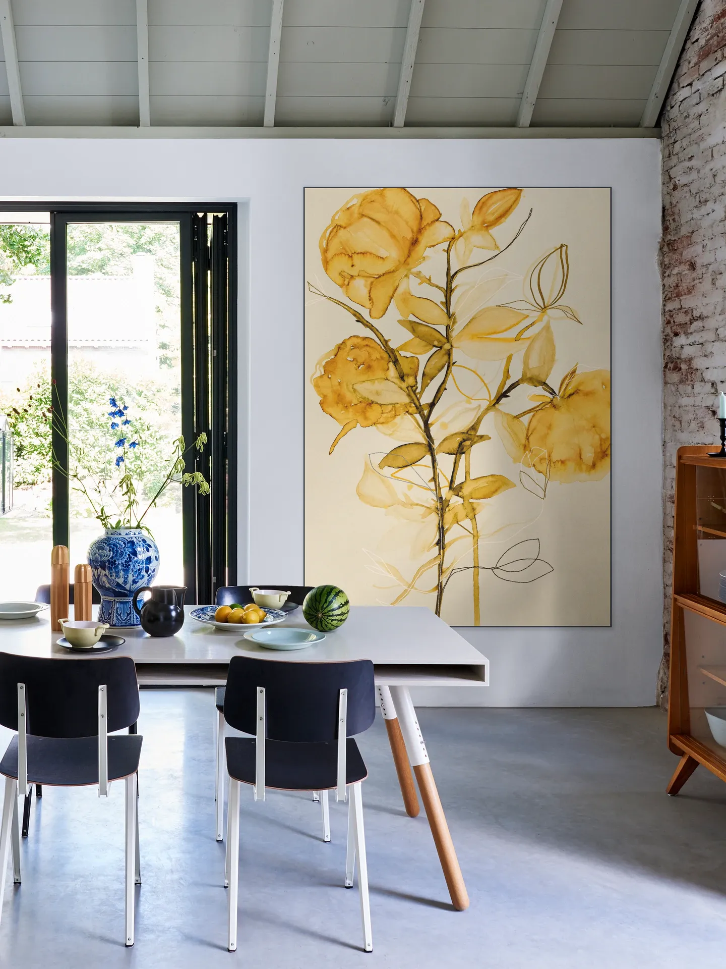 Rose Bush Yellow
