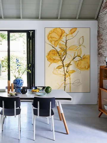 Rose Bush Yellow
