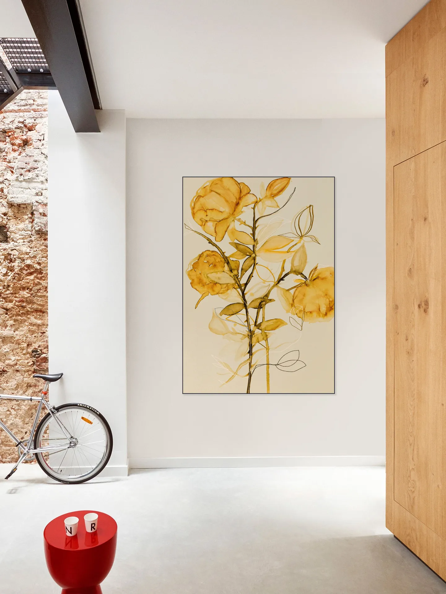 Rose Bush Yellow