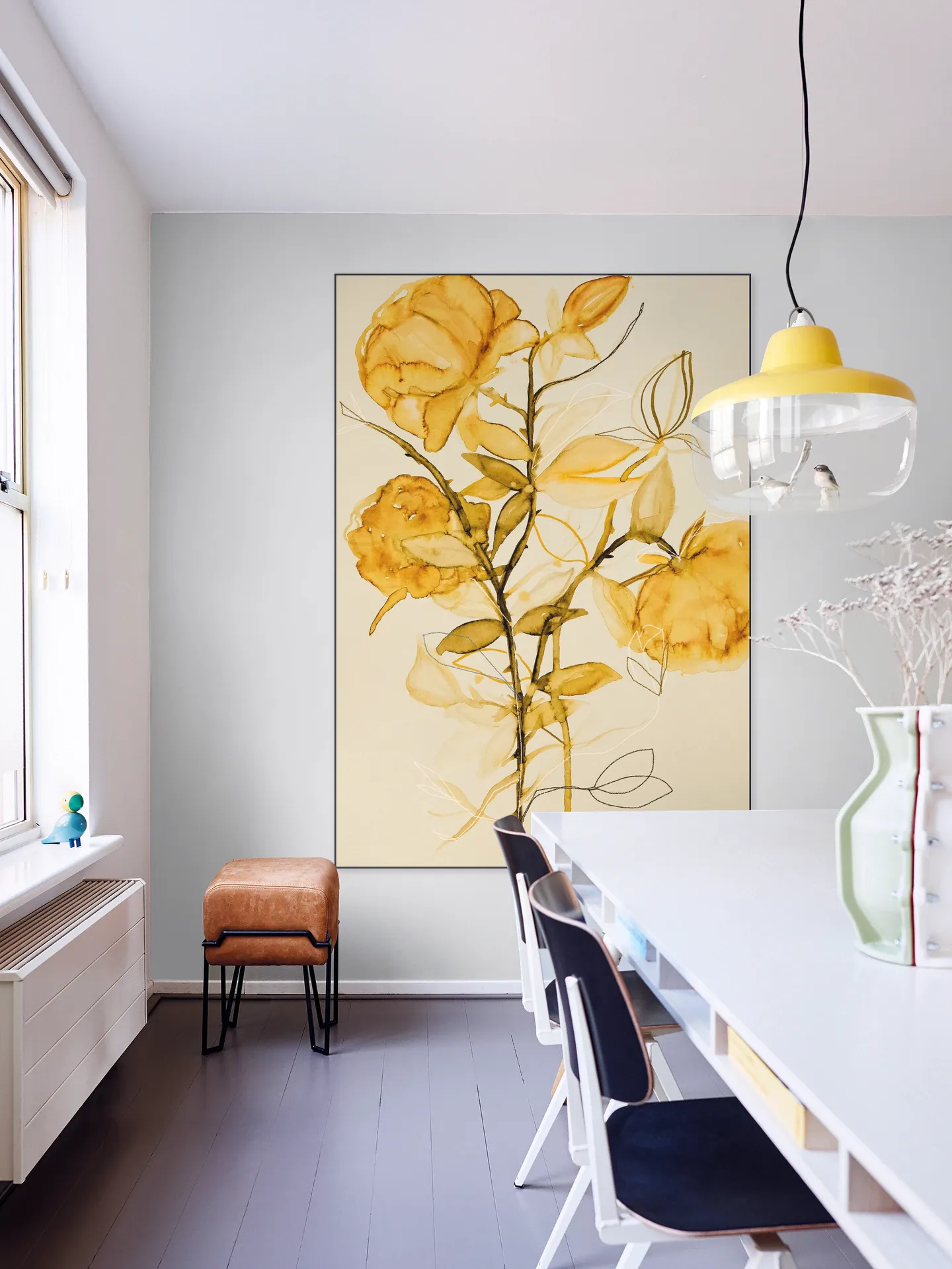 Rose Bush Yellow