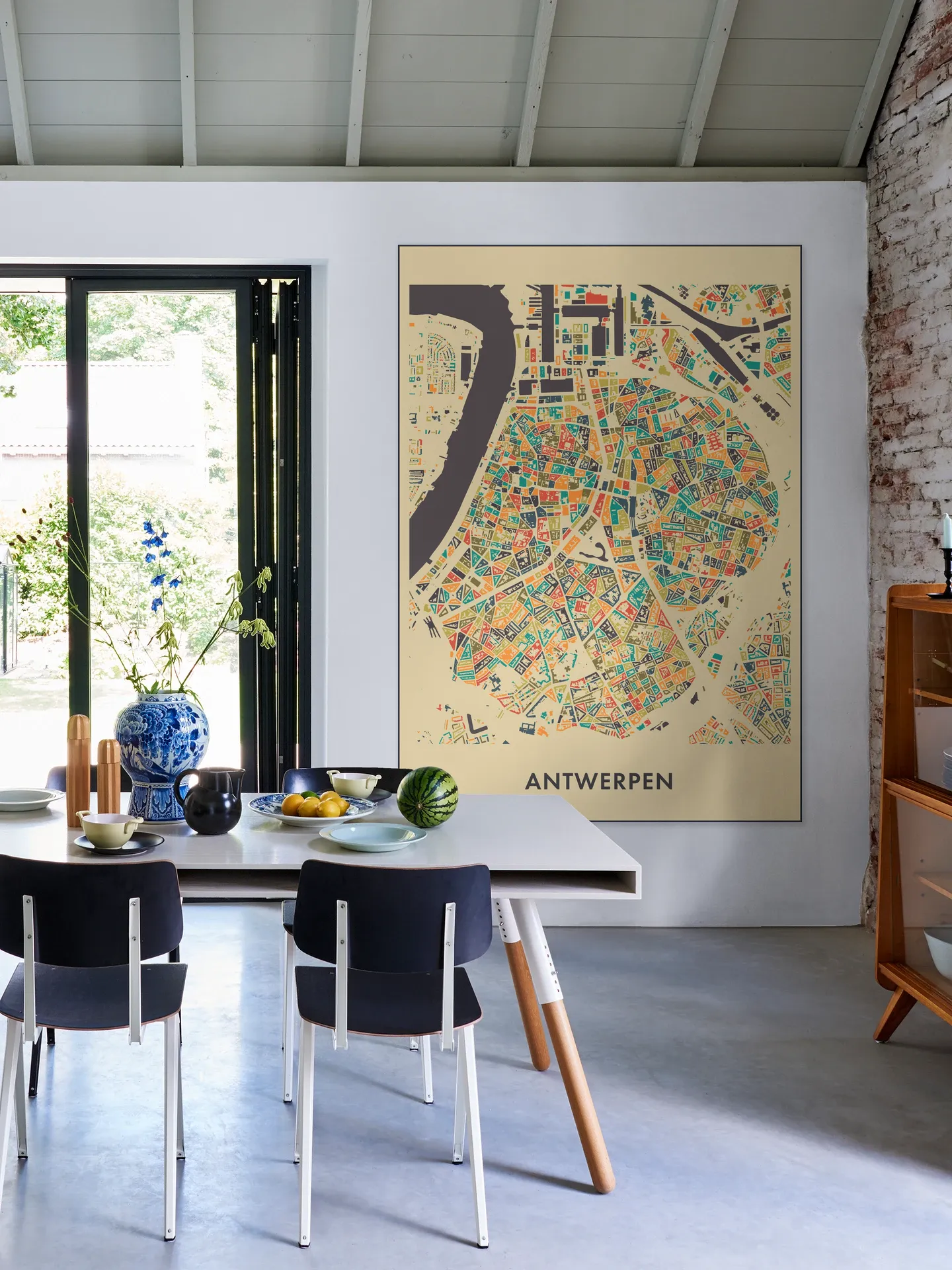 Antwerpen Mosaic Map