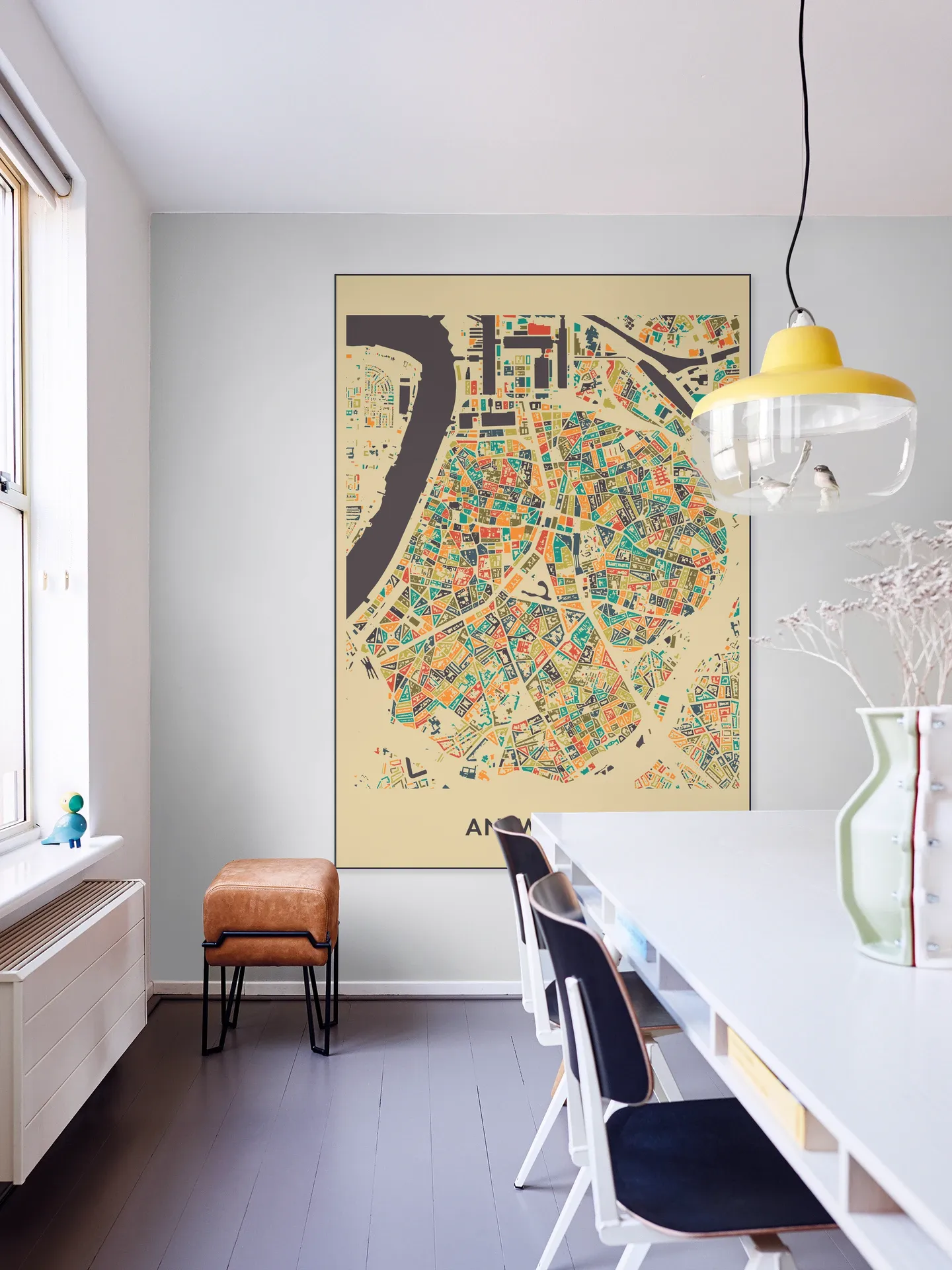 Antwerpen Mosaic Map