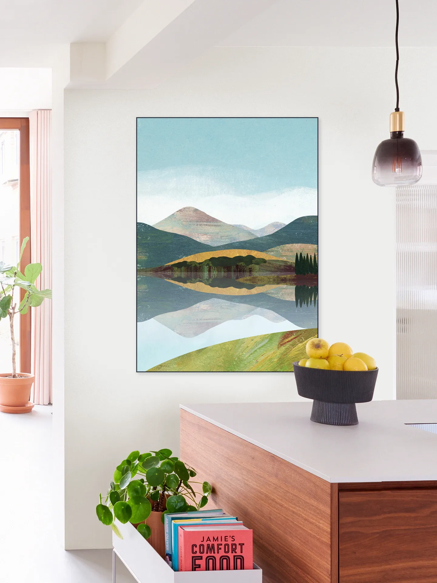 Mountain Lake Landscape