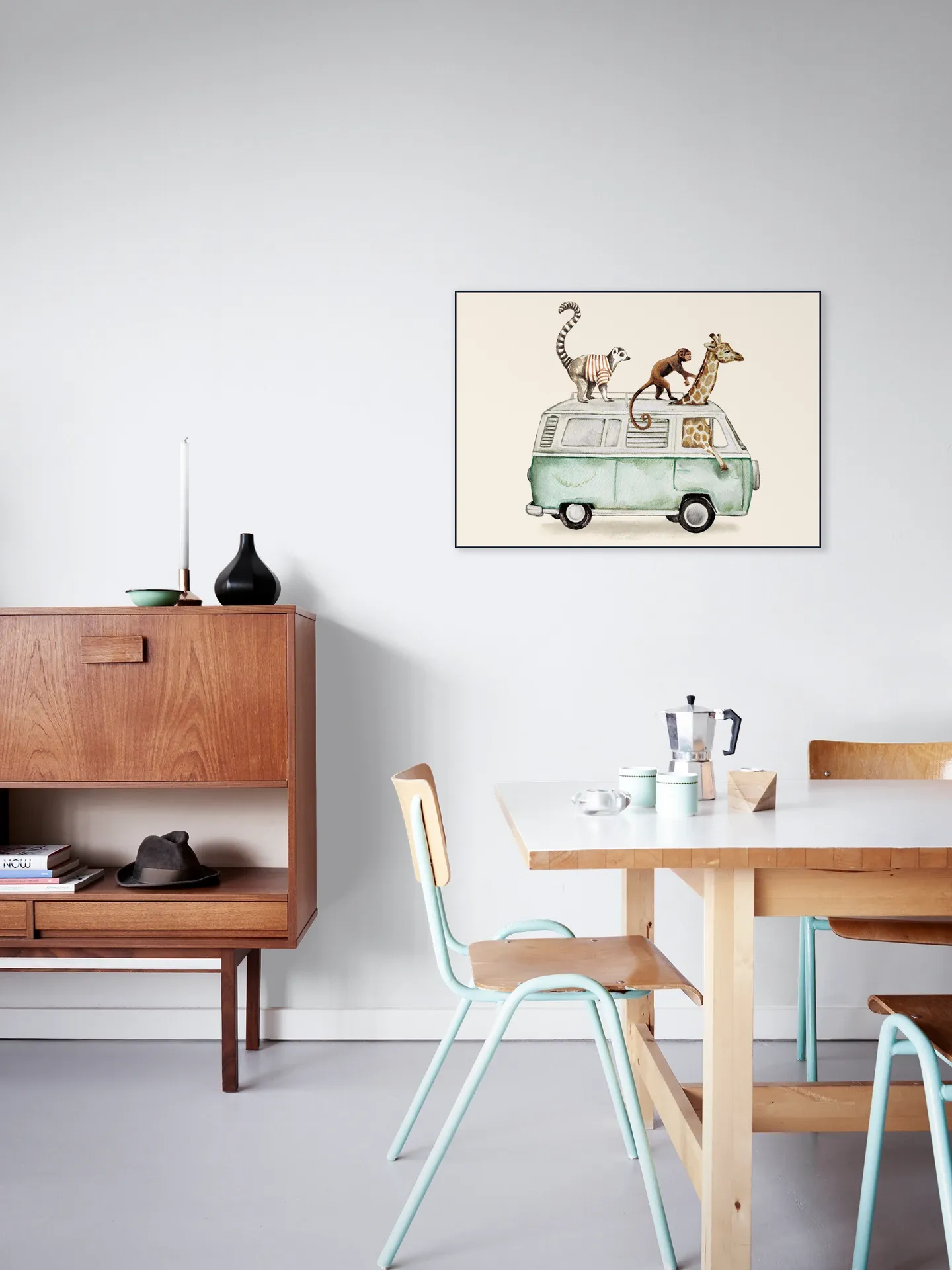Van with Animals