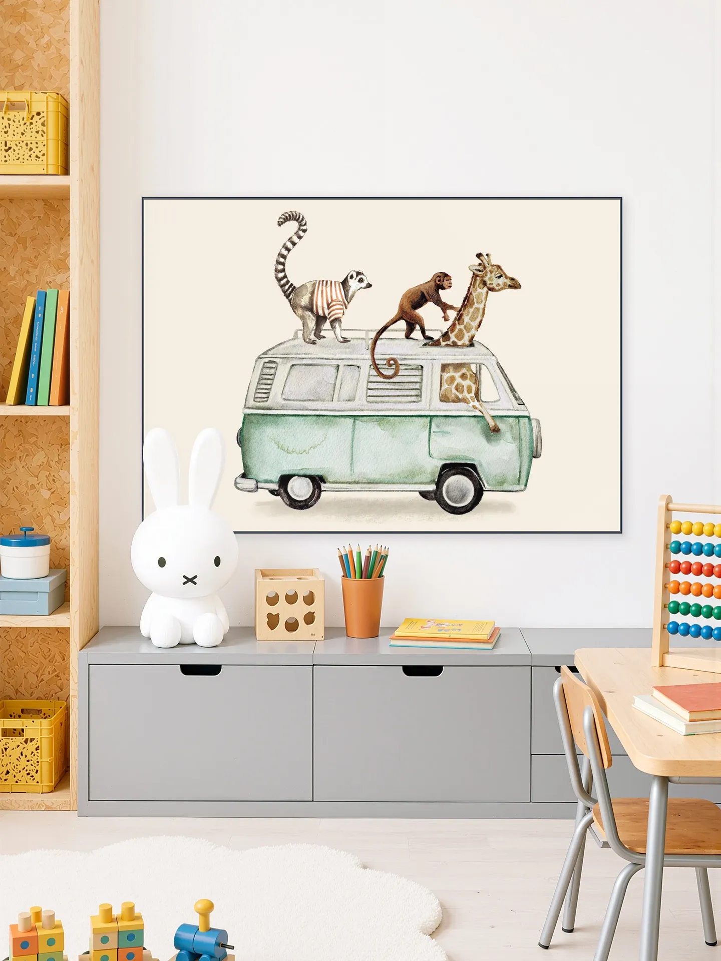 Van with Animals