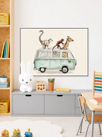 Van with Animals