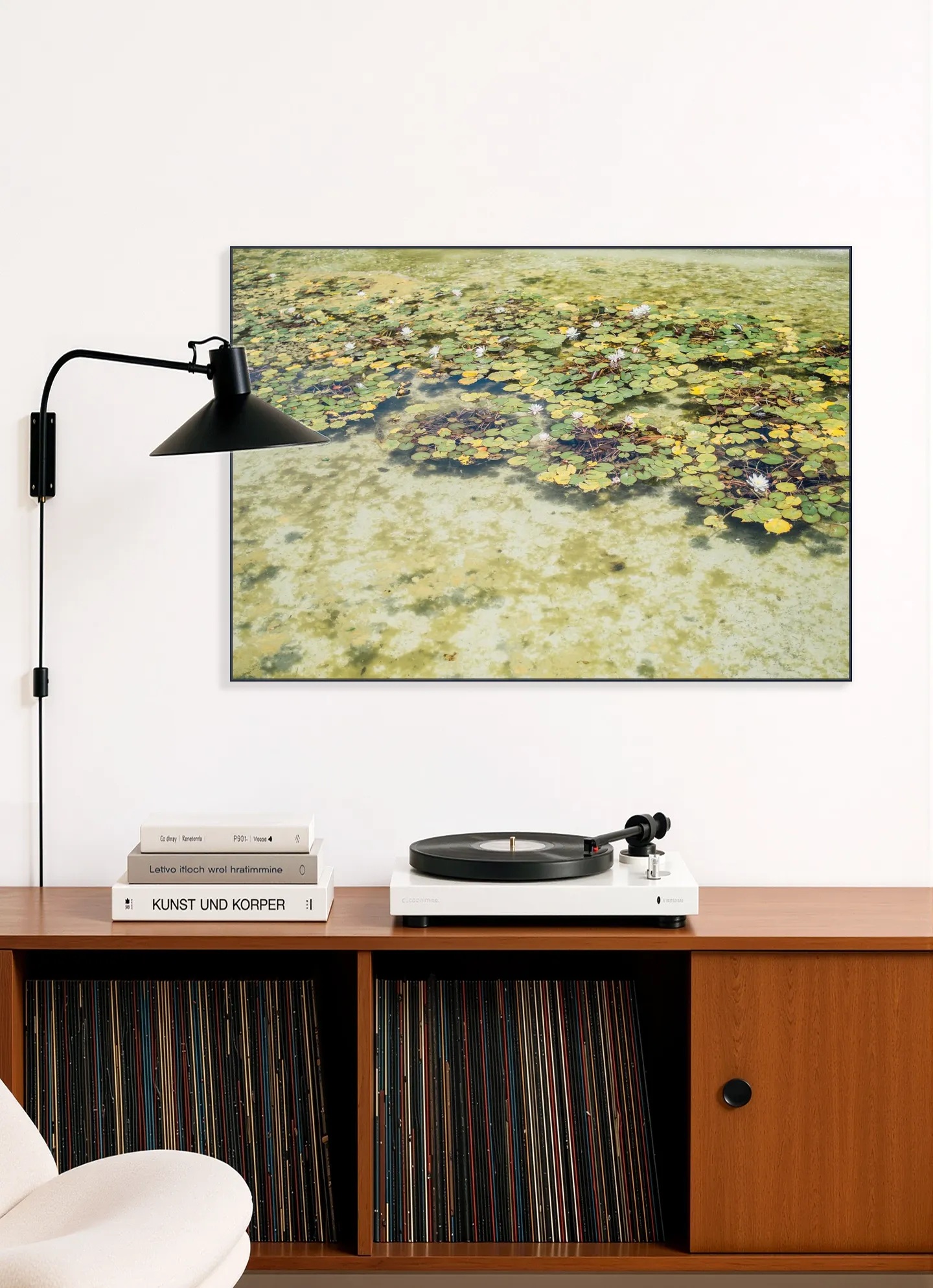 Green Water Lilies