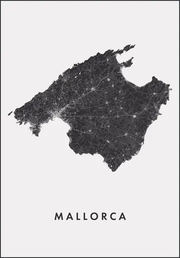 Mallorca Island Map