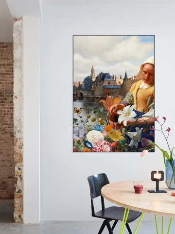 Milkmaid - View of Delft Garden Edition