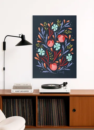 Wild Flowers and Oranges Coral