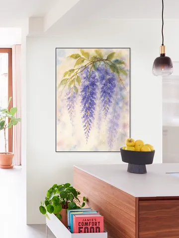 Blauwe Regen in Pastel Kleuren
