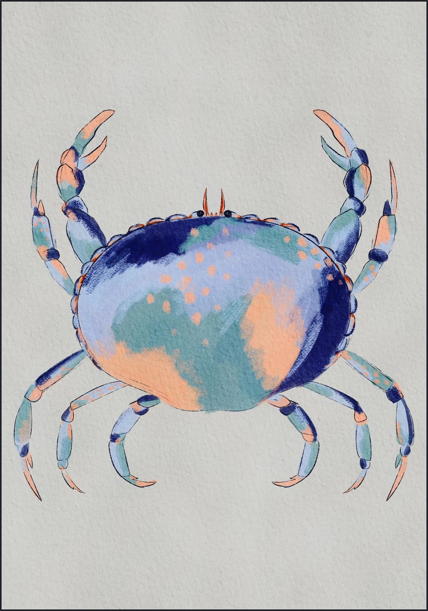 Serene Blue Crab