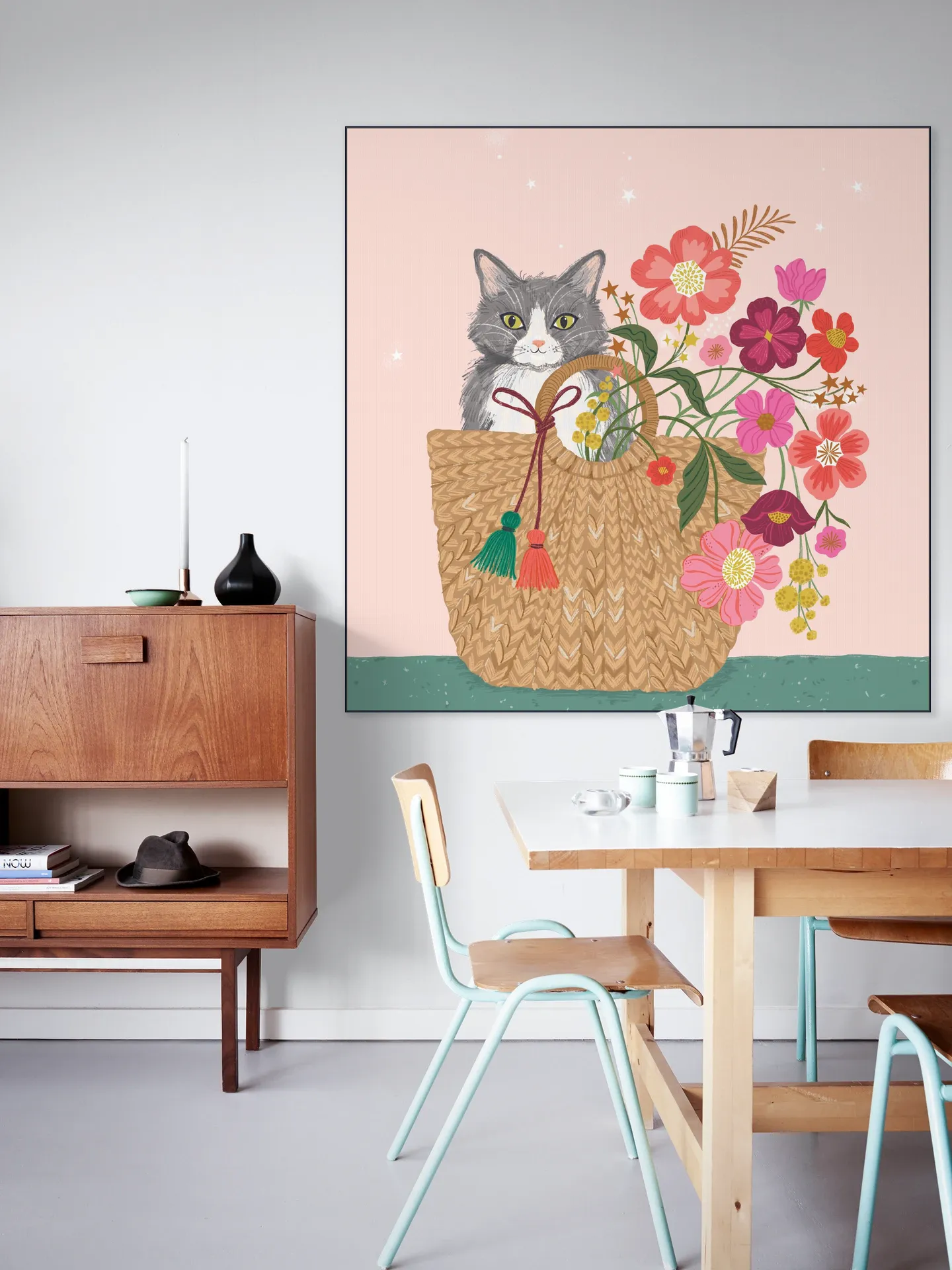 Cat Floral
