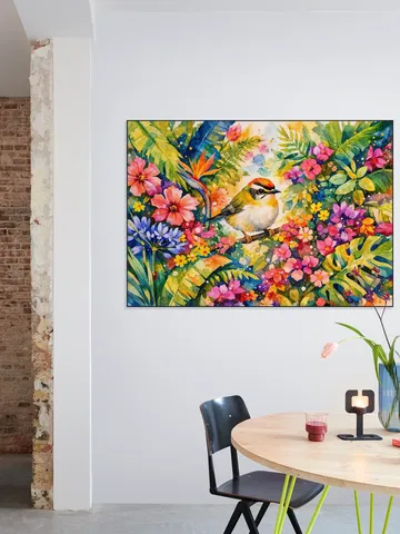 Goudhaantje Tussen Bloemen Jungle