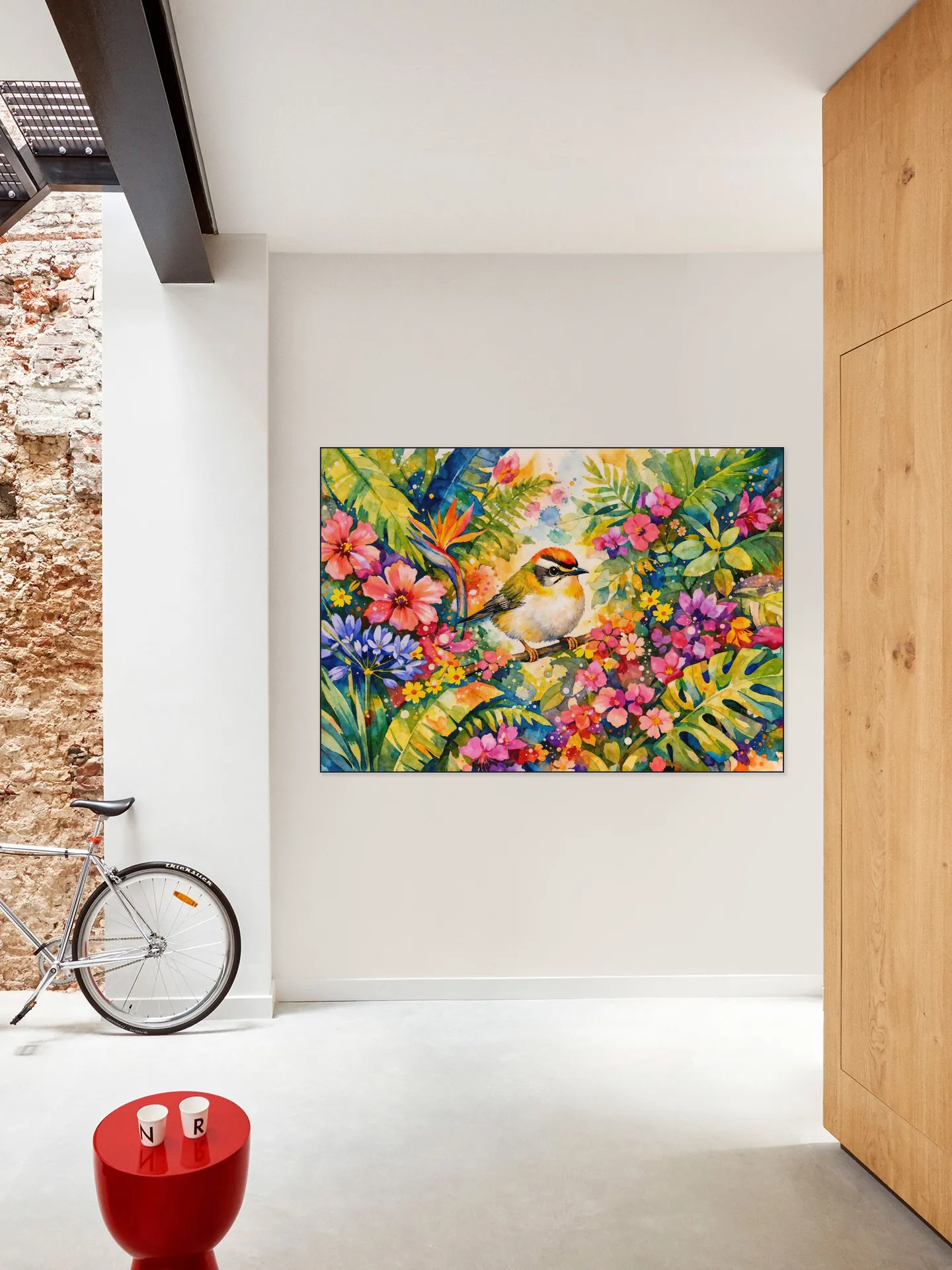 Goudhaantje Tussen Bloemen Jungle