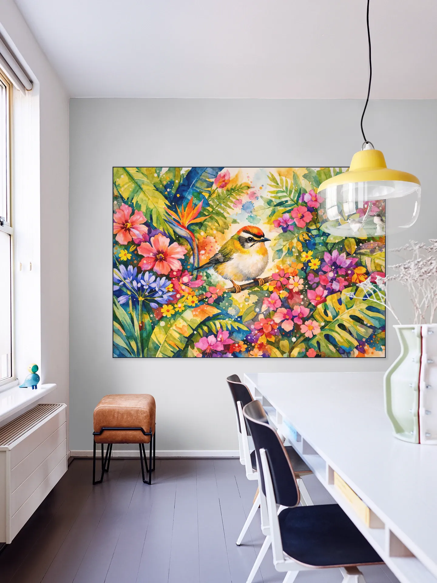 Goudhaantje Tussen Bloemen Jungle