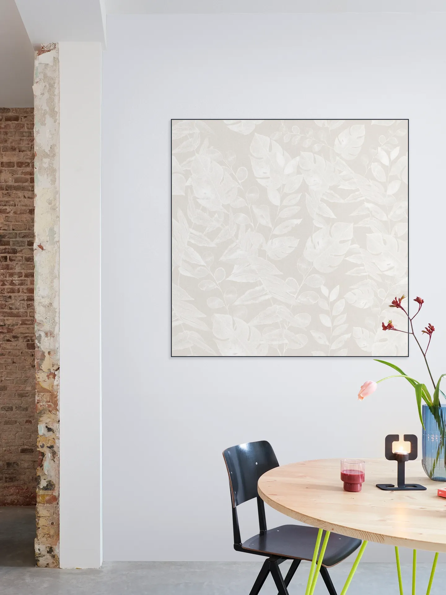 Watercolour botanical foliage neutral