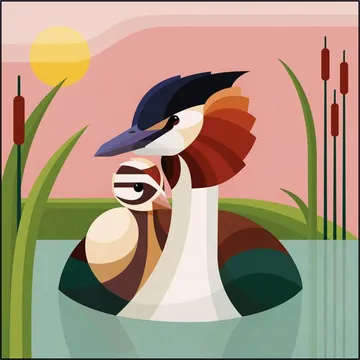 Grebe - pink