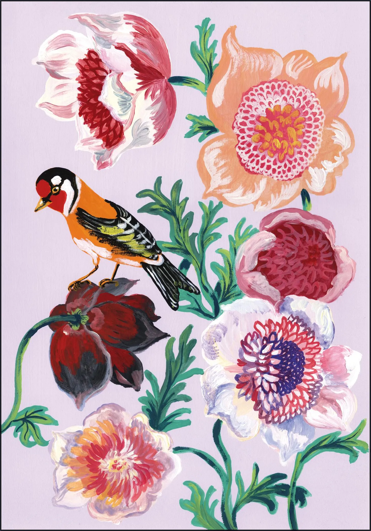 L’Oiseau et les Anémones
