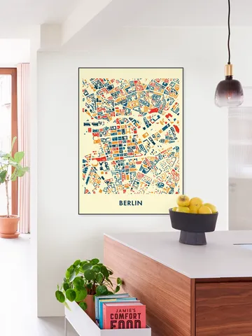 Berlin Mosaic City Map