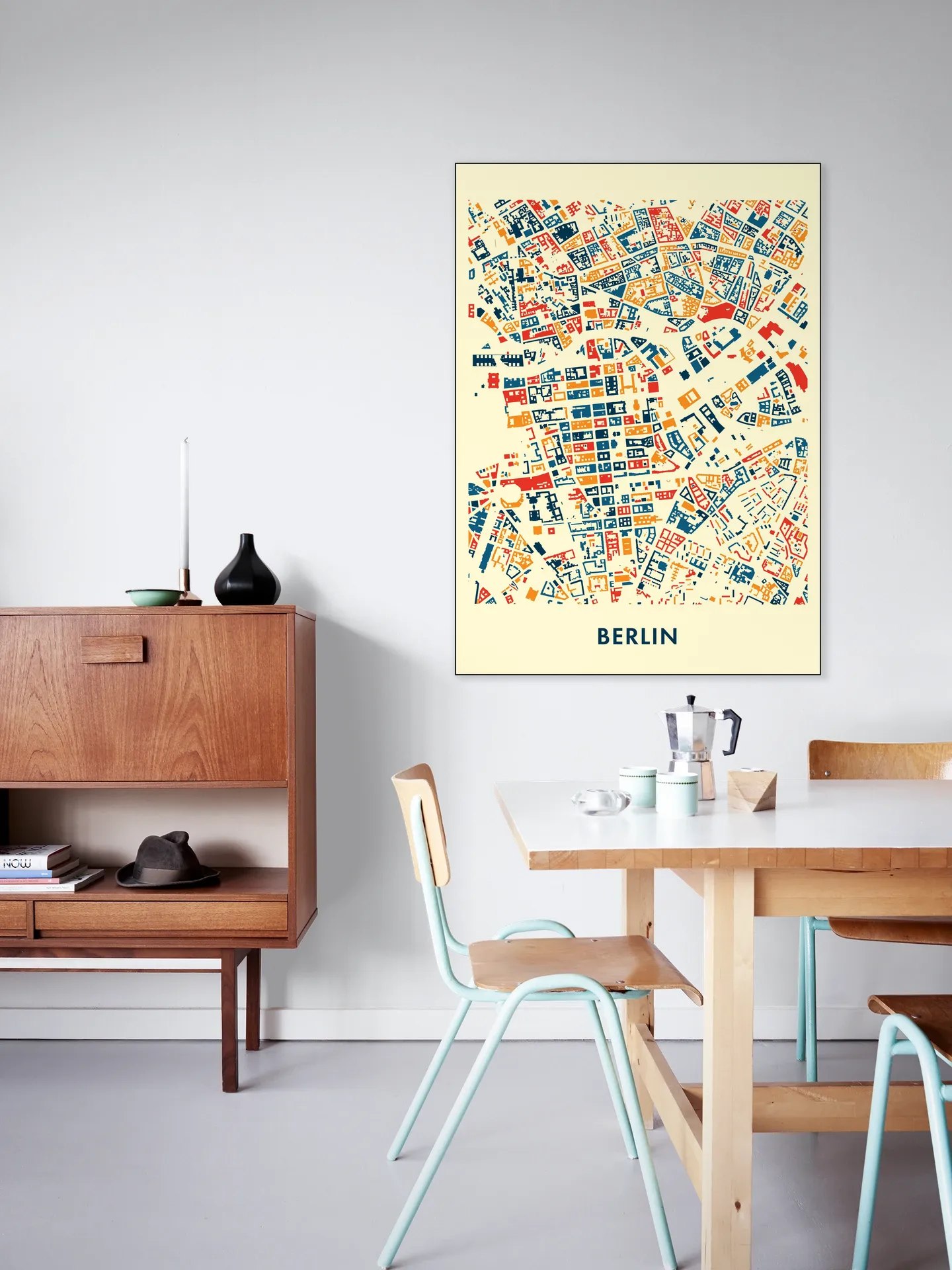 Berlin Mosaic City Map