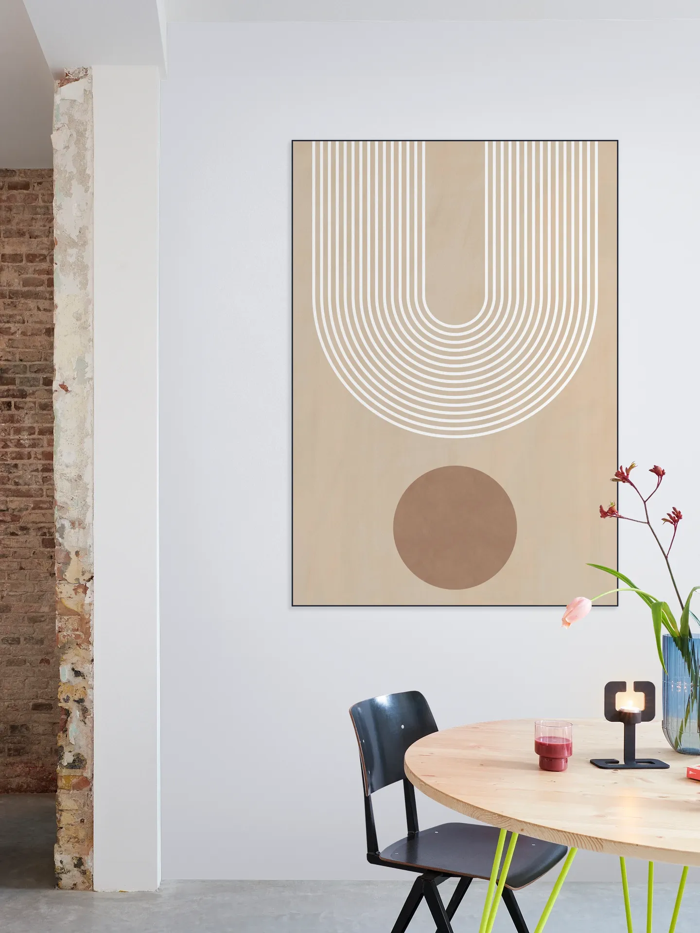 Beige Arc Poster No.3