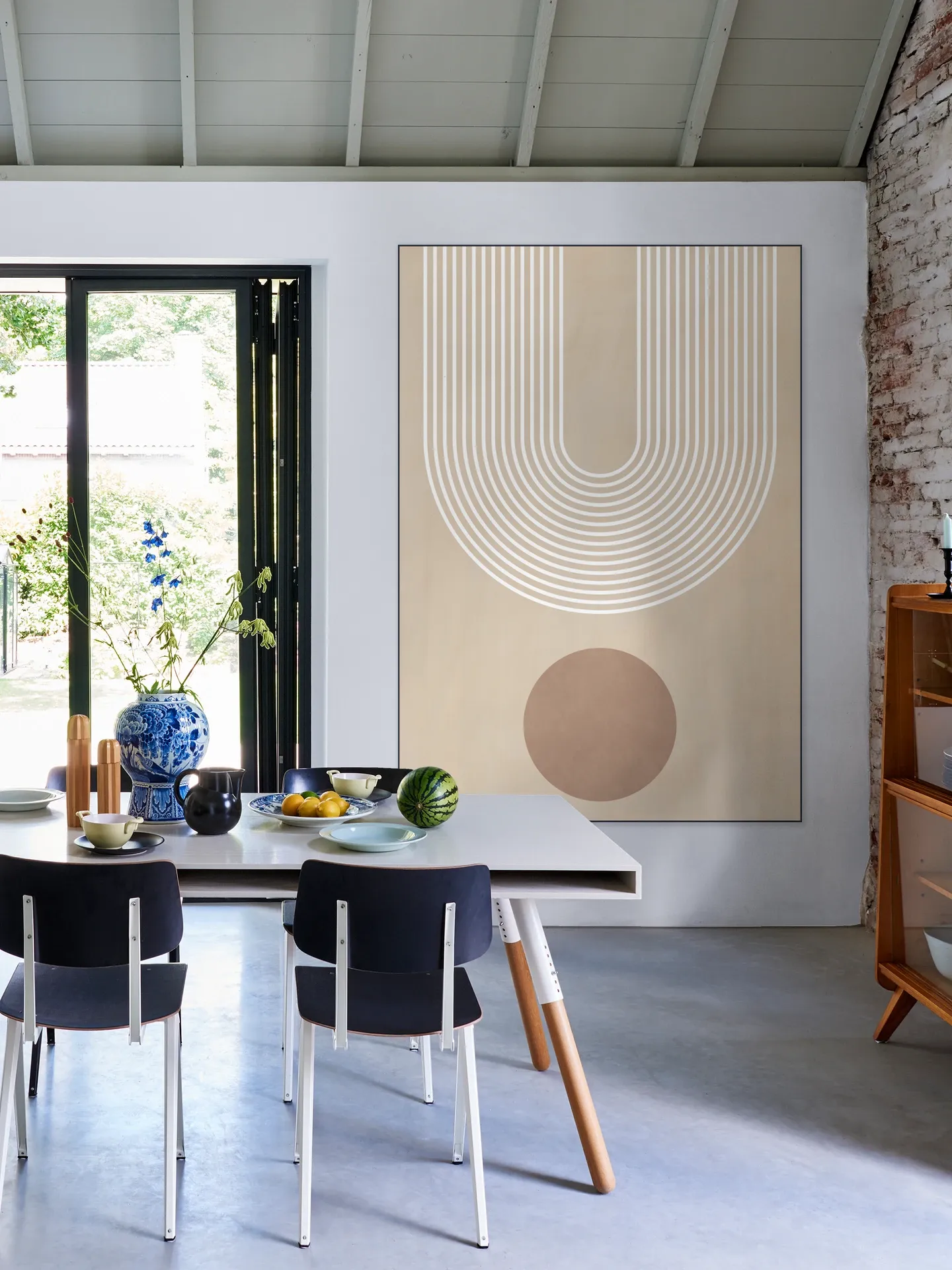 Beige Arc Poster No.3