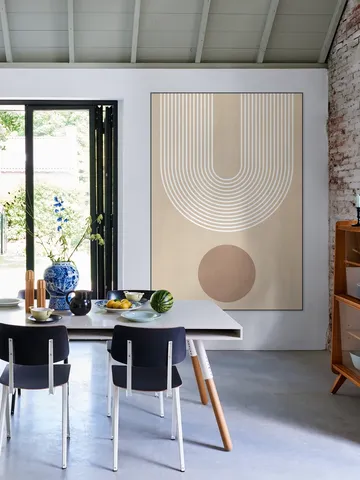 Beige Arc Poster No.3