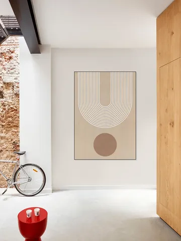 Beige Arc Poster No.3