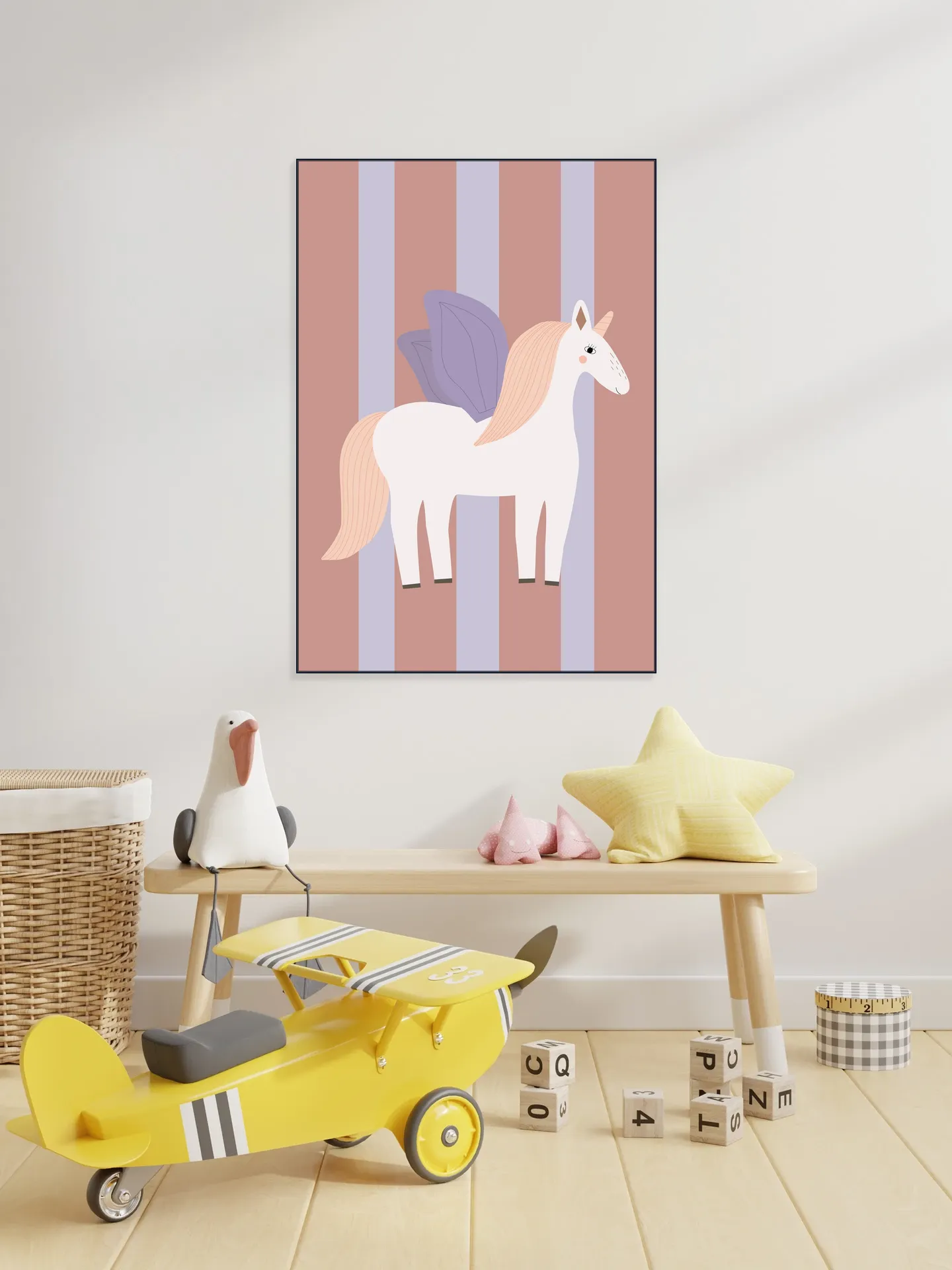 Winged Unicorn Stripes