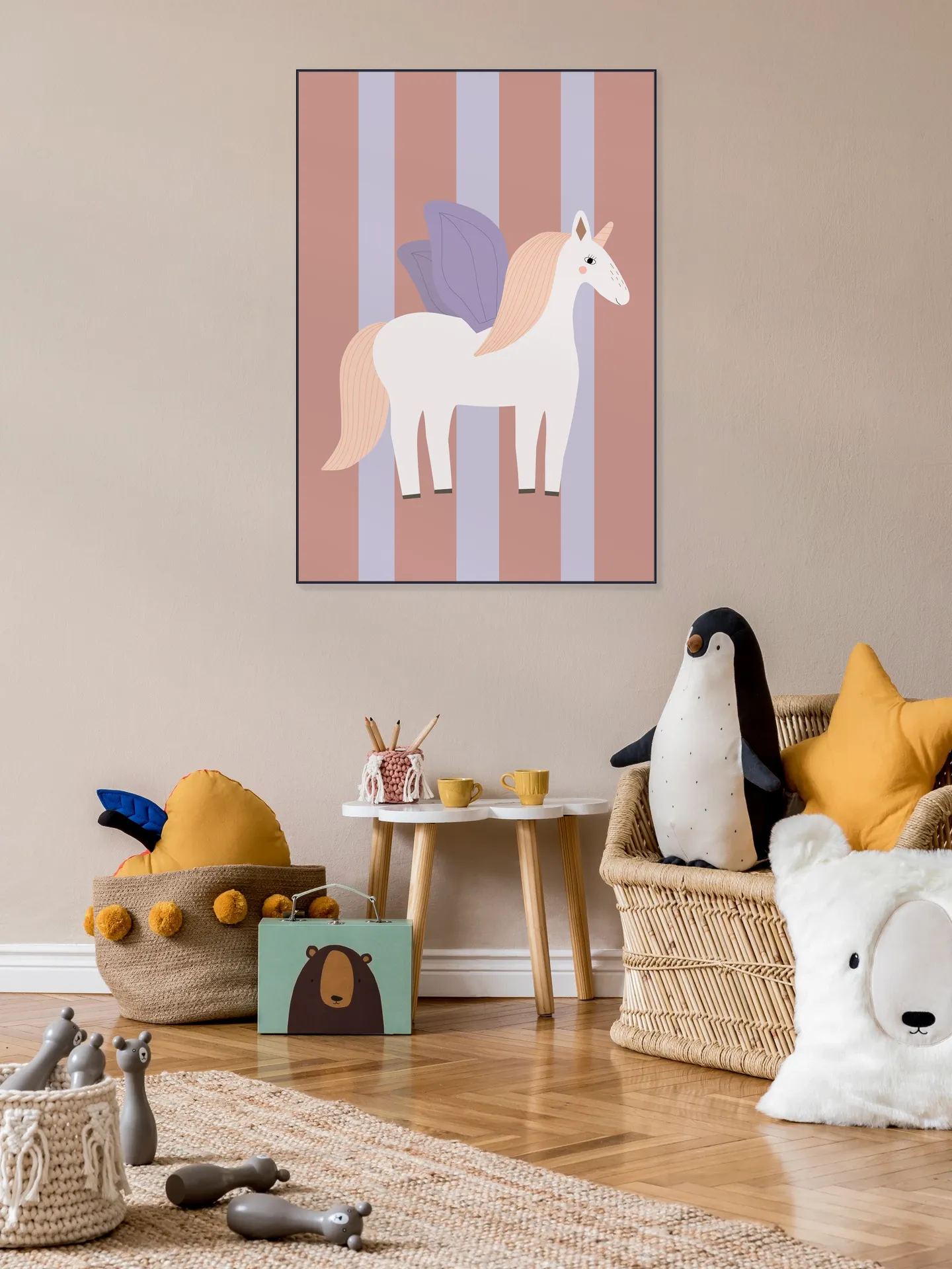 Winged Unicorn Stripes