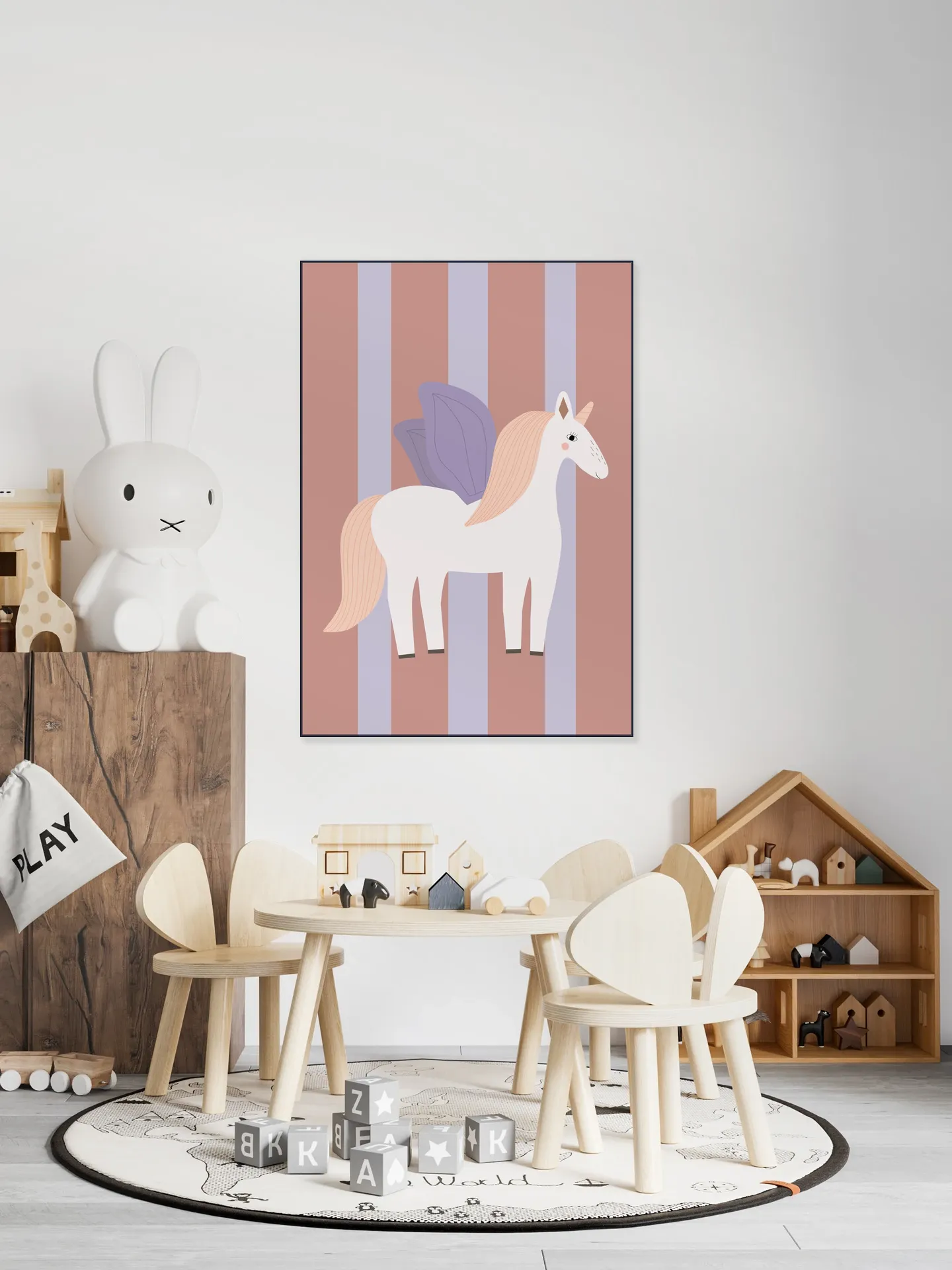 Winged Unicorn Stripes