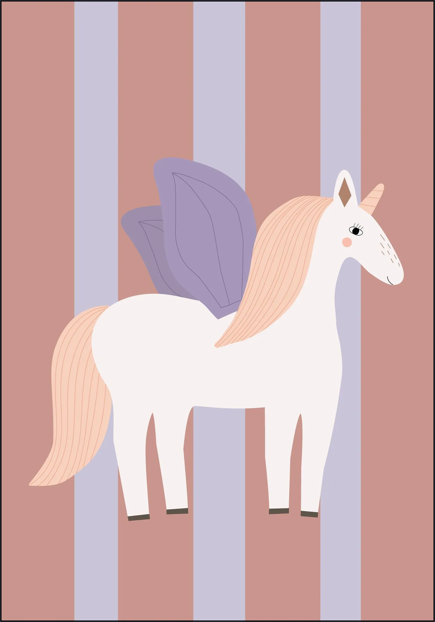 Winged Unicorn Stripes