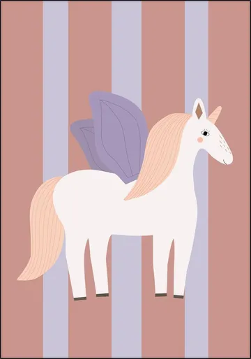 Winged Unicorn Stripes