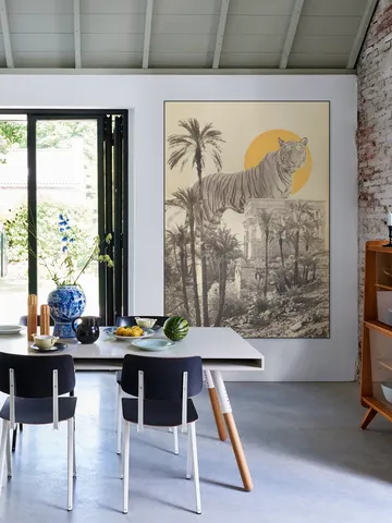 Giant Tiger in Ruins