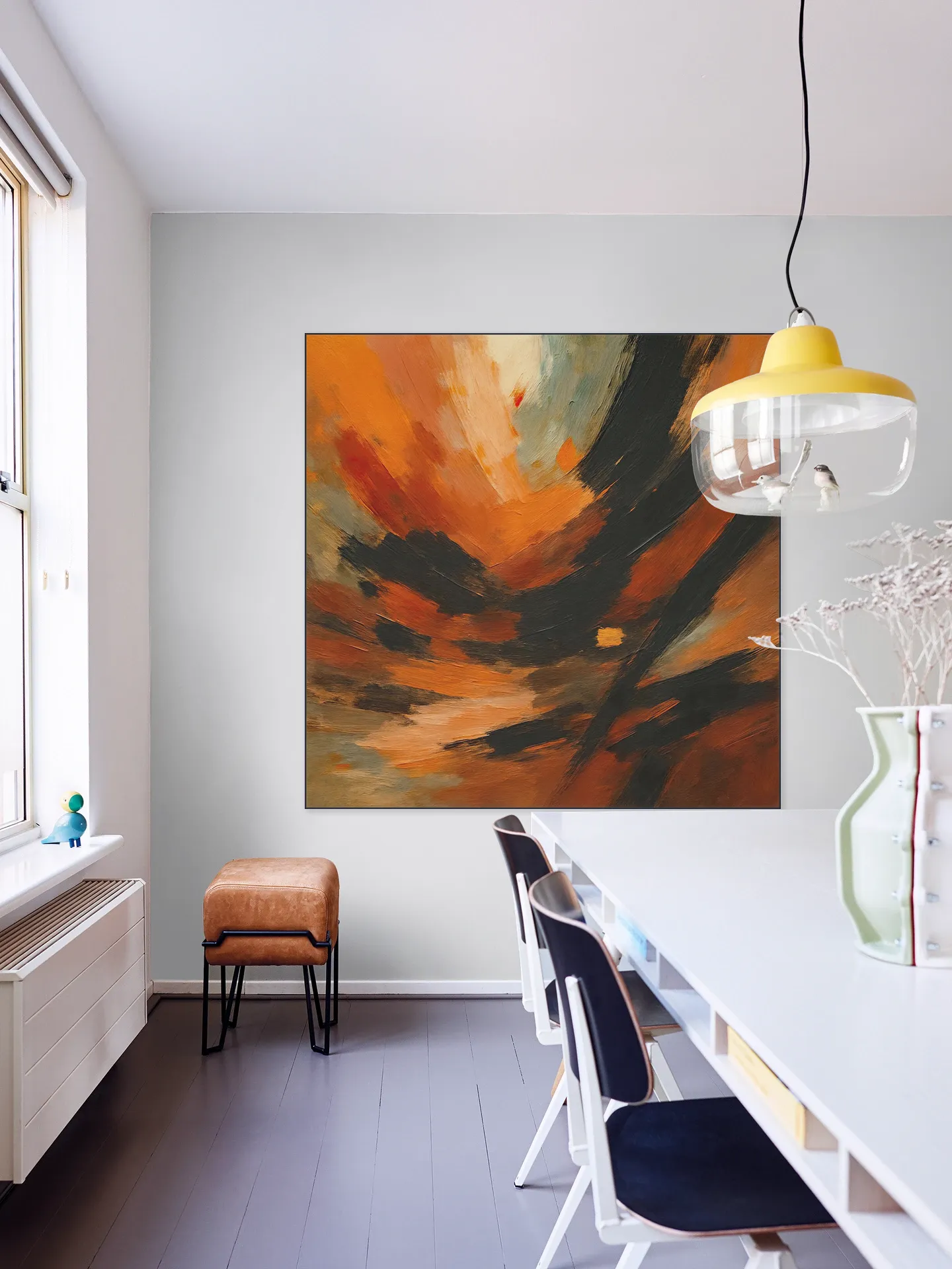 Abstract Copper Vortex