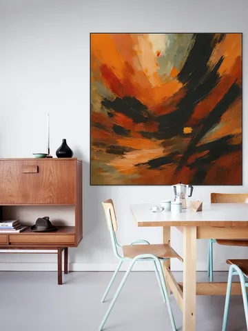 Abstract Copper Vortex